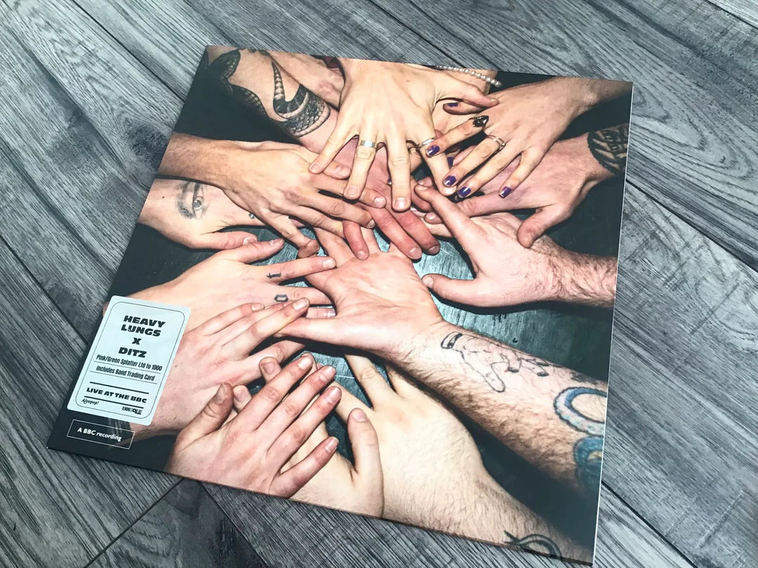 Heavy Lungs x Ditz - Live at the BBC - Pink &Green Splatter Vinyl
