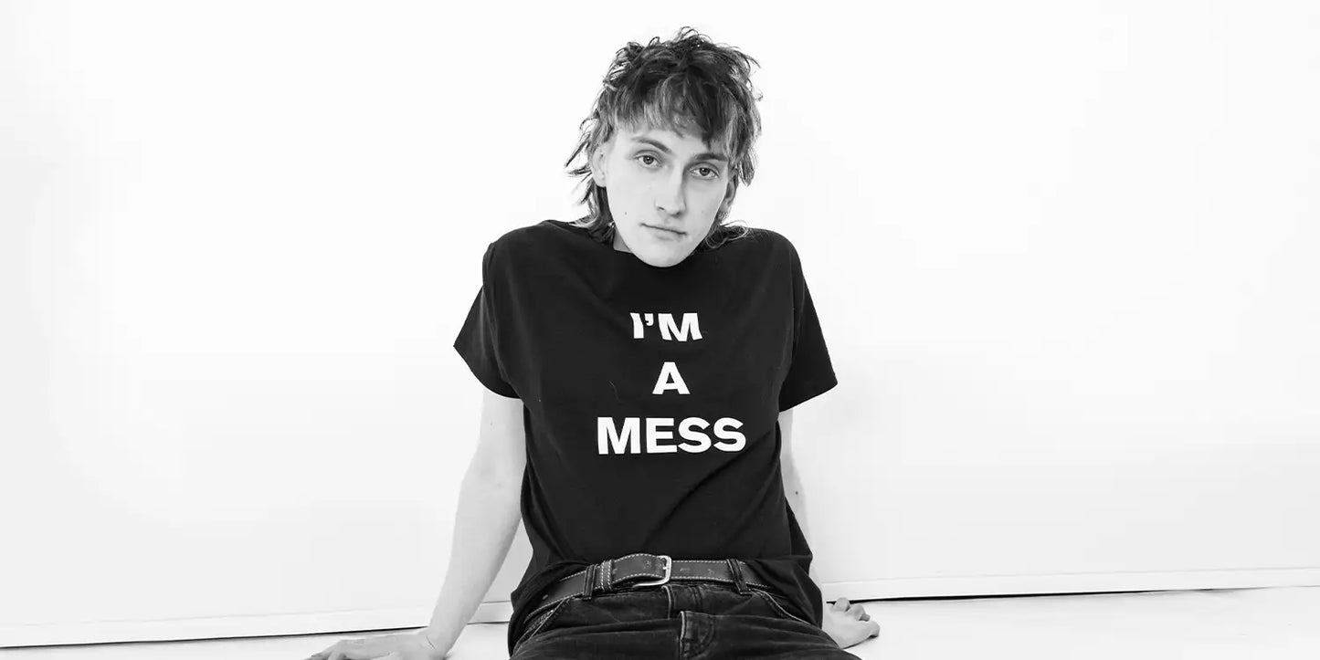Halfmoon – I’m A Mess T-Shirt (Black)