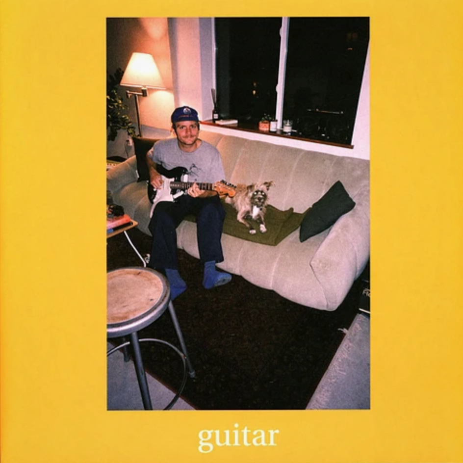 Mac Demarco - Guitar vinyl LP album cover mimimalist artwork featuring acoustic guitar and soft tones