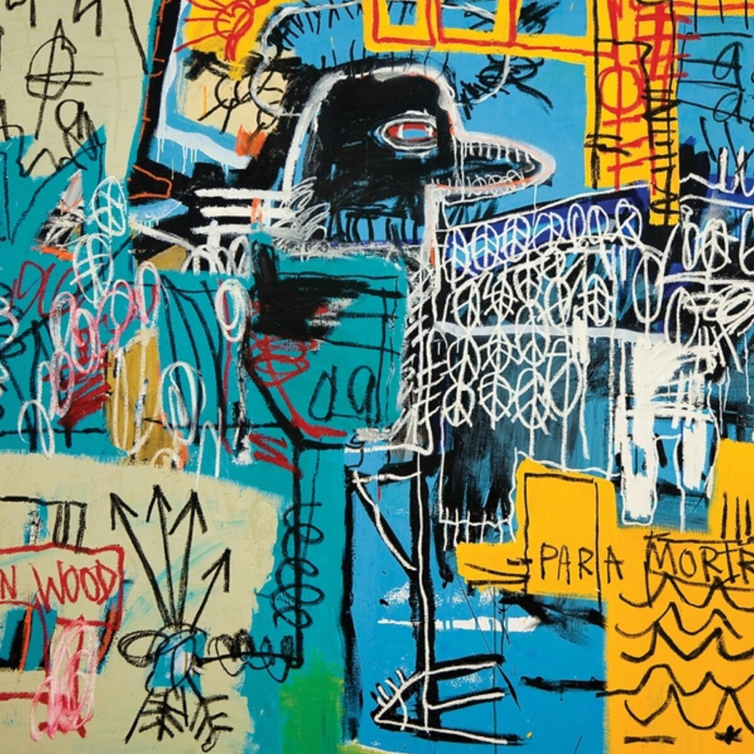 The Strokes - The New Abnormal vinyl album cover Basquiat artwork oolourful abstract bird painting