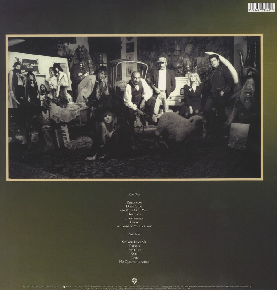 Fleetwood Mac – Greatest Hits vinyl LP back cover
