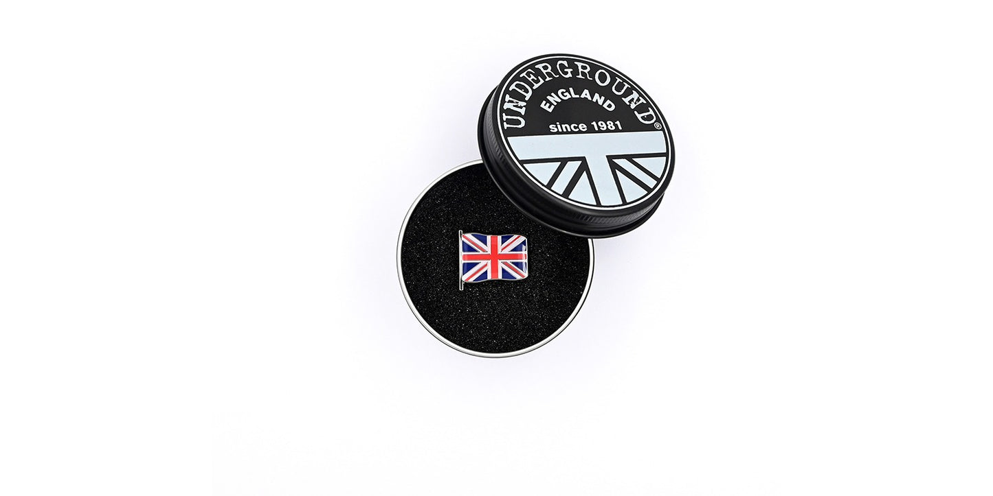 Underground England – Union Jack Enamel Pin Badge