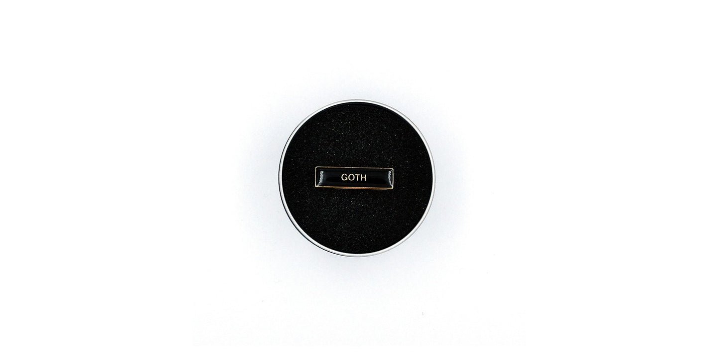 Underground England - Post Punk Enamel Pin Badge (With Storage Tin)