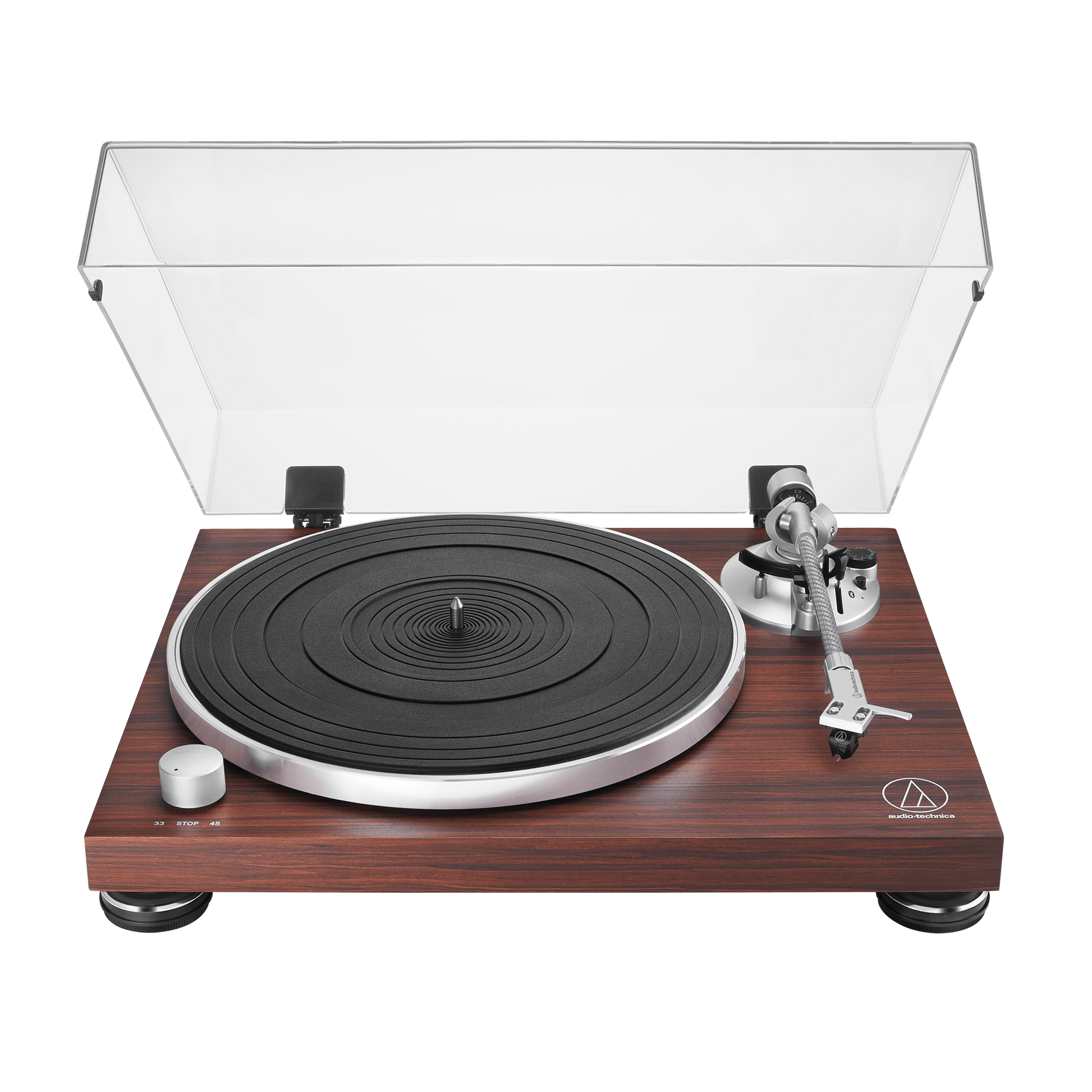 Audio-Technica – AT-LPW50BT Bluetooth Turntable Walnut