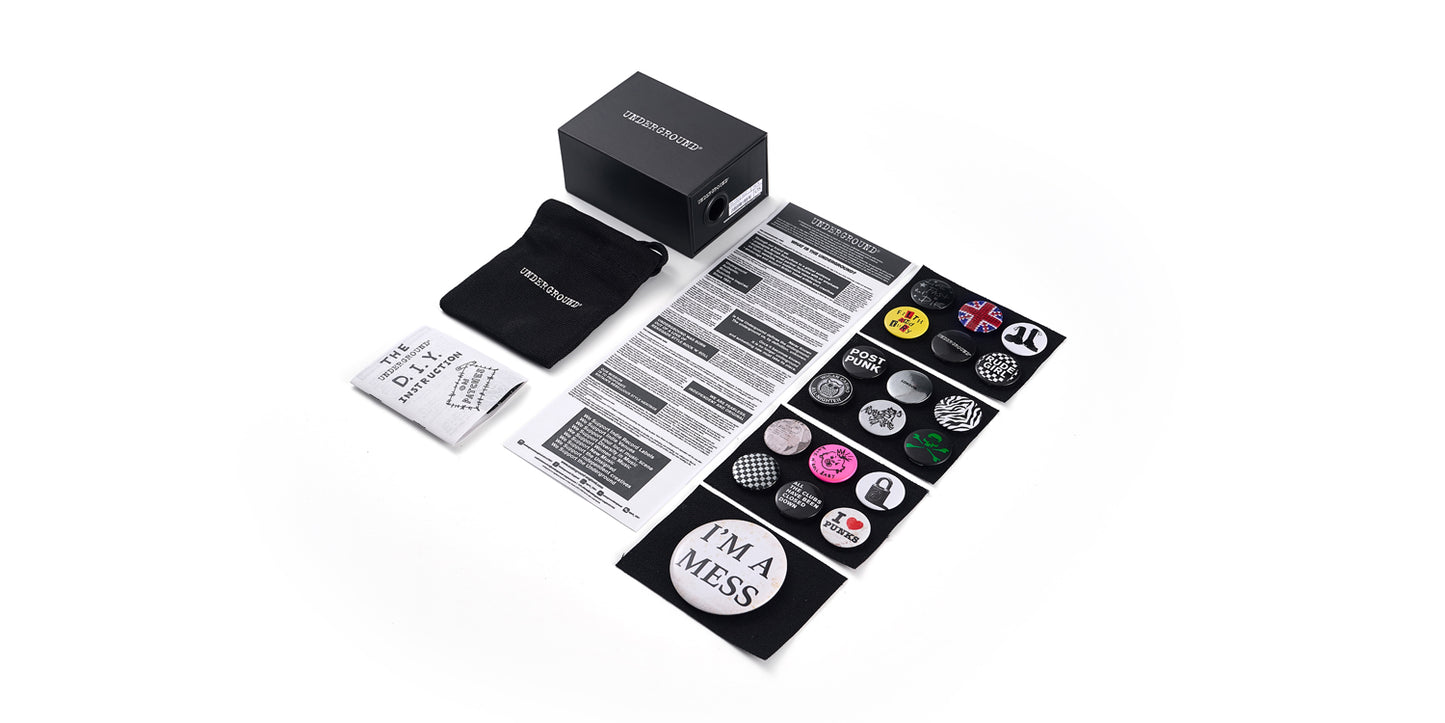 London Calling punk badge pack