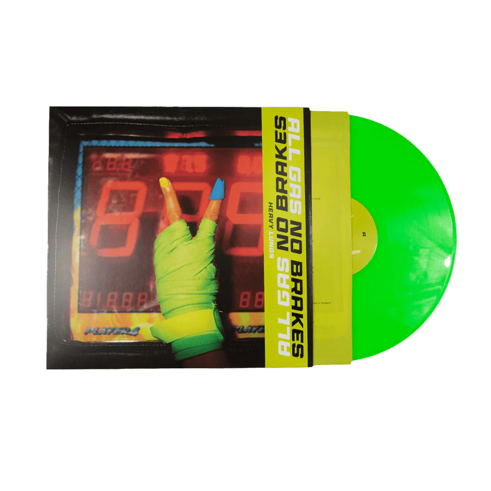 Heavy Lungs - All Gas No Brakes - Neon Green Vinyl