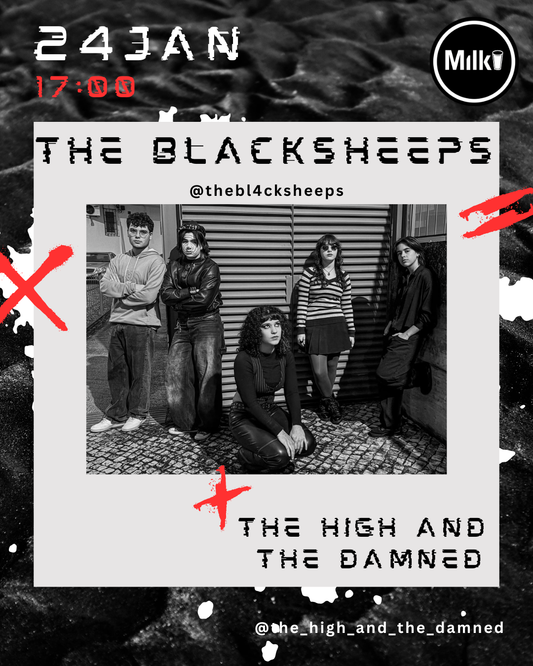 The Black Sheeps with The High and the Damned - Live at Milk Records - 24 January 2026