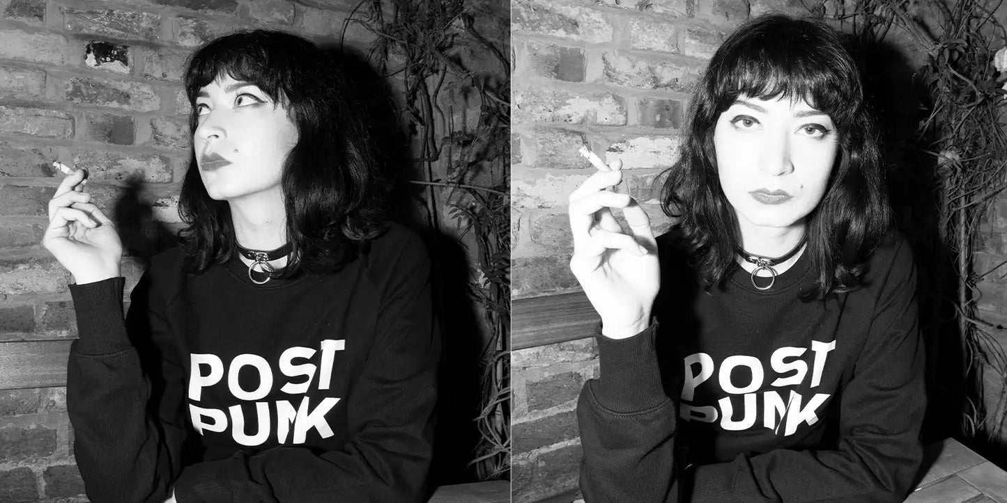 POST PUNK T SHIRT – HALFMOON – BLACK