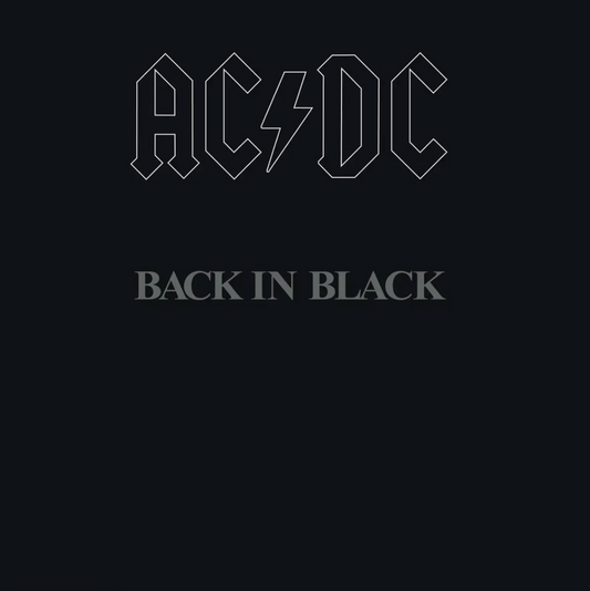 AC/DC – Back in Black vinyl LP album cover