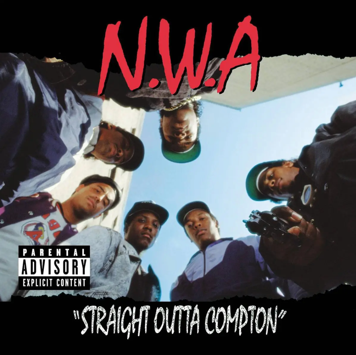 N.W.A – Straight Outta Compton vinyl LP album cover
