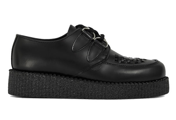 Creeper shoes – single sole – original Wulfrun – black leather