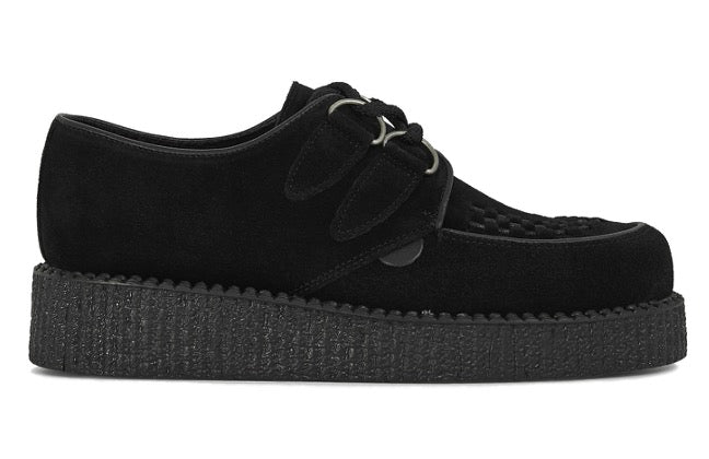 Creeper shoes – single sole – Wulfrun – black suede