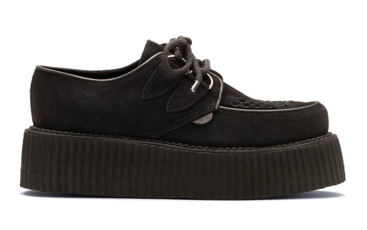 Creeper shoes – double sole – Wulfrun – black leather