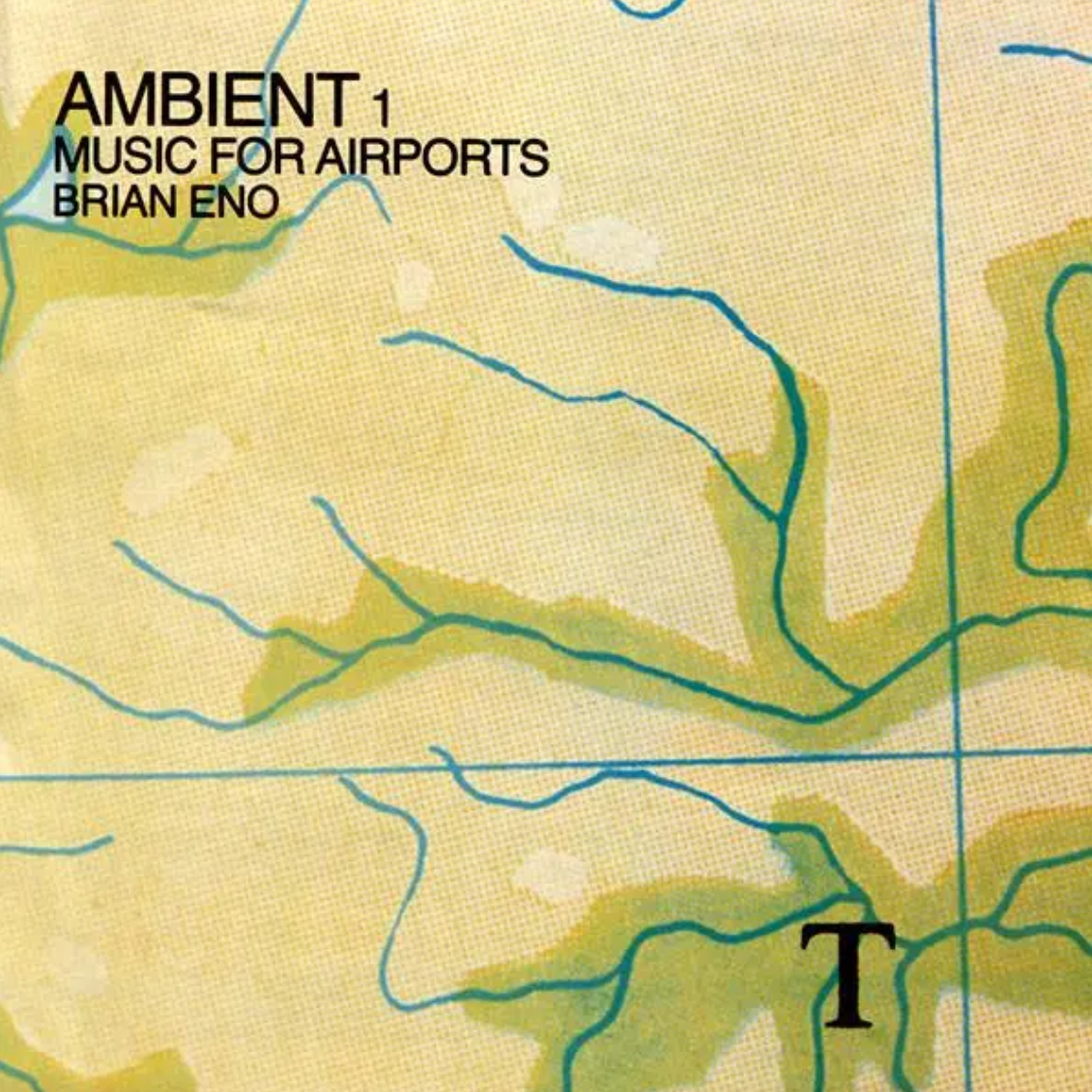 Brian Eno – Ambient 1 Music for Airports vinyl LP album cover