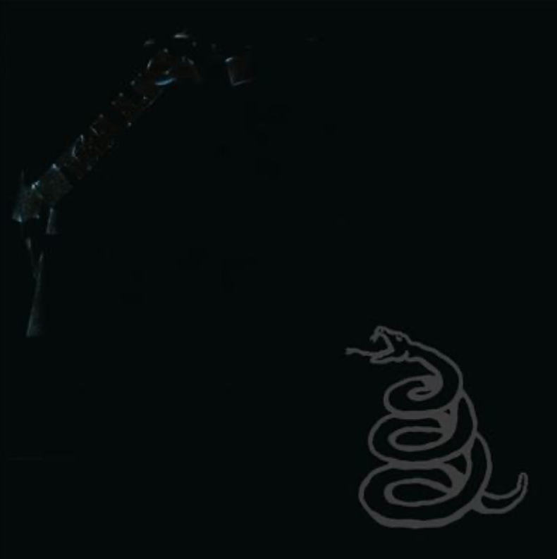 Metallica - The Black album vinyl LP album cover