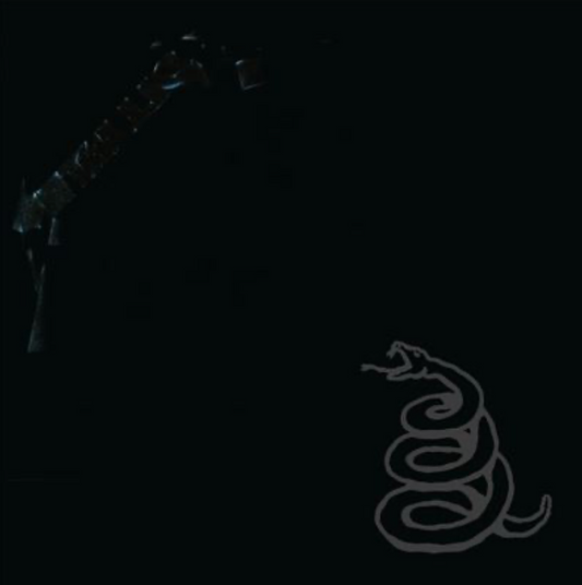 Metallica - The Black album vinyl LP album cover