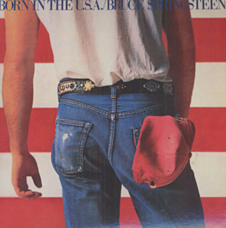 Bruce Springsten - Born in the USA album cover 