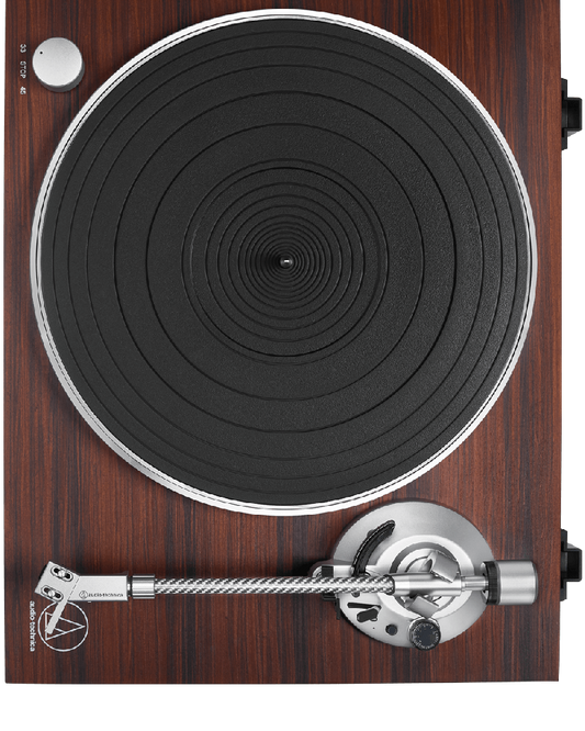Audio-Technica – AT-LPW50BT Bluetooth Turntable Walnut