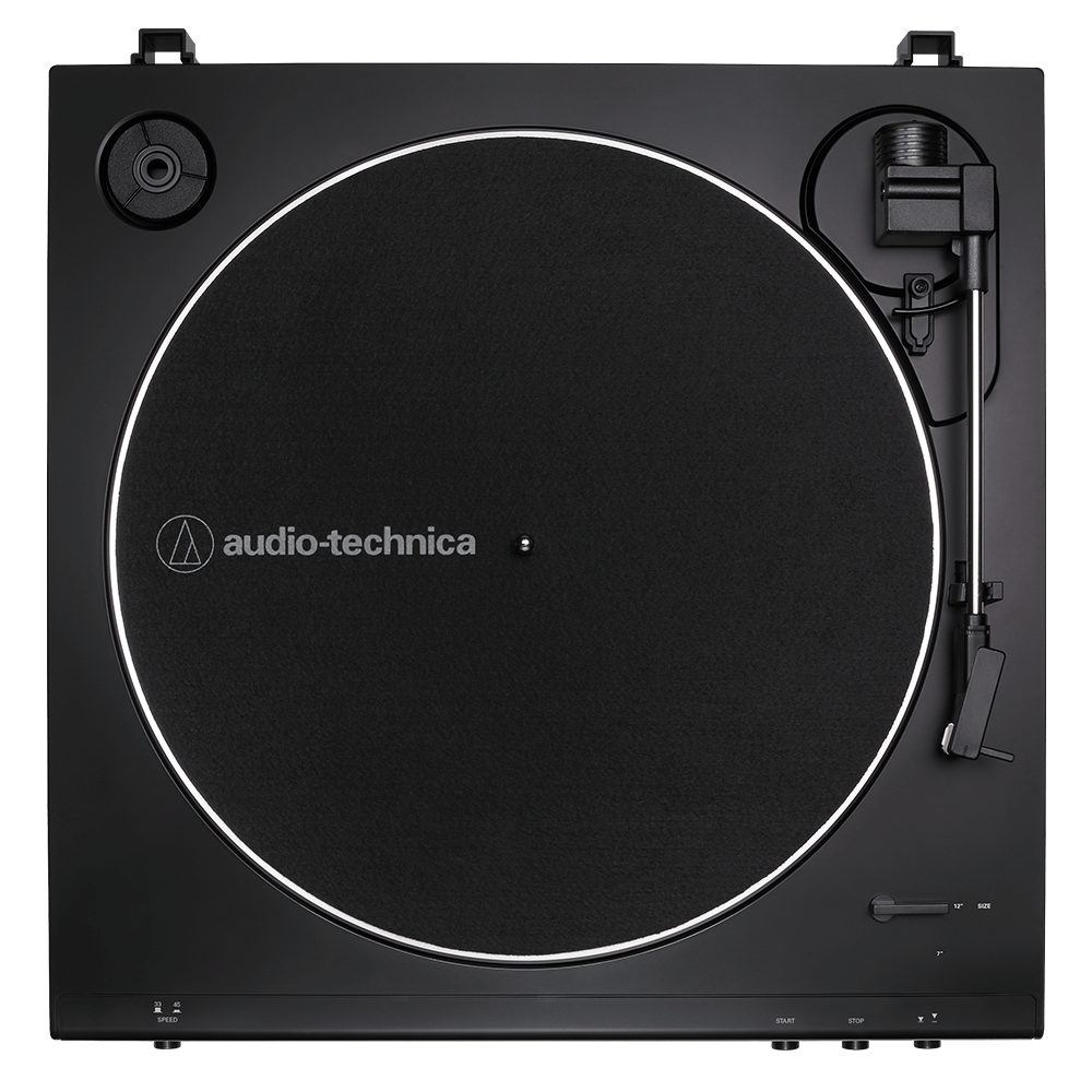 Audio-Technica AT-LP60X black turntable belt-drive turntable