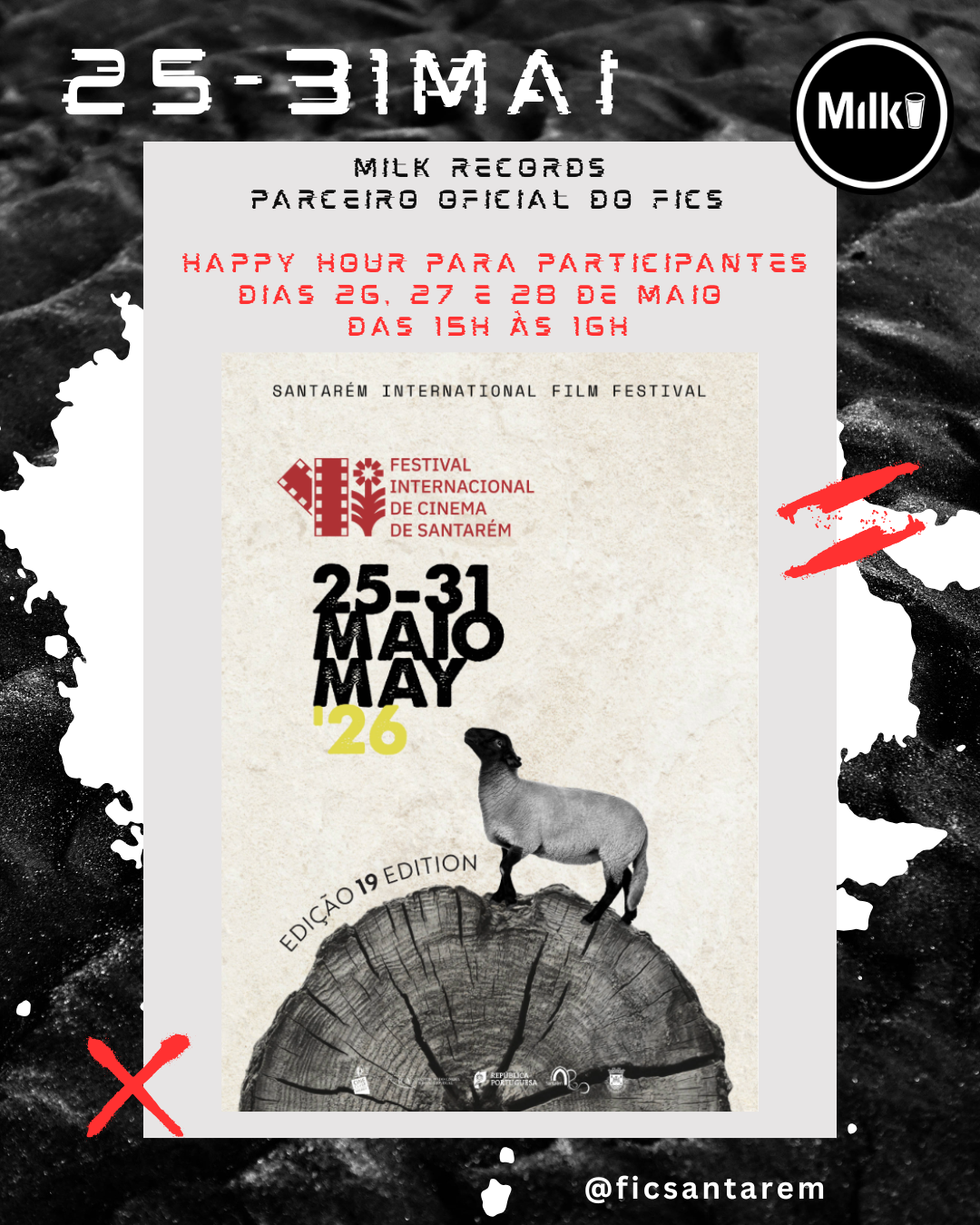 Festival Internacional de Cinema de Santarém 2026 — Happy Hour na Milk Records