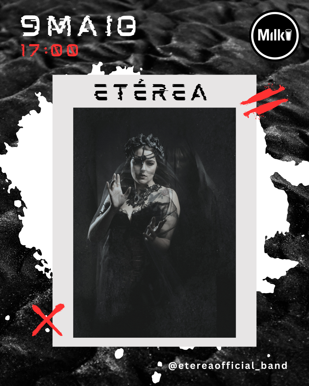 Etérea — Veil of Shadows - Live at Milk Records - 9 May 2026