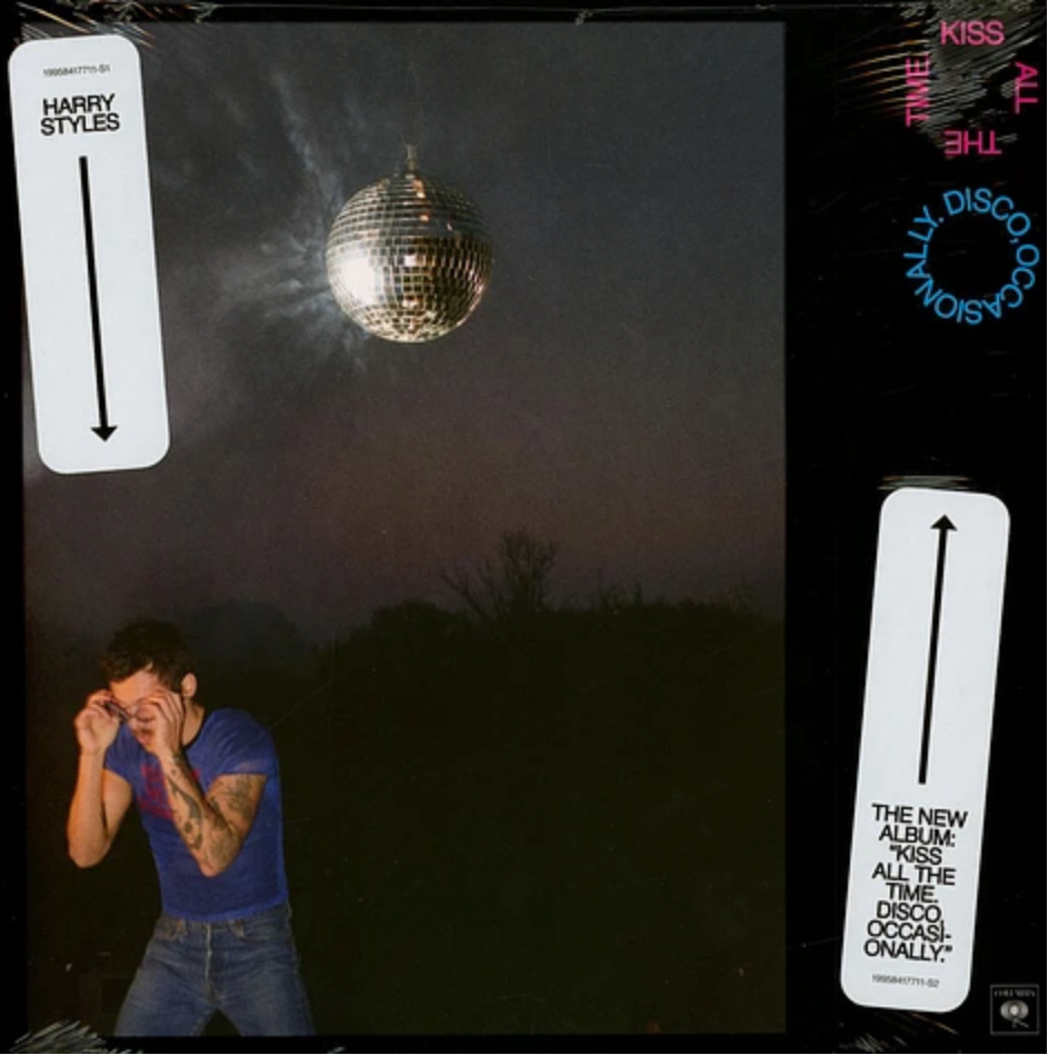 Harry Styles - Kiss All the Time. Disco, Occasionally vinyl album cover   