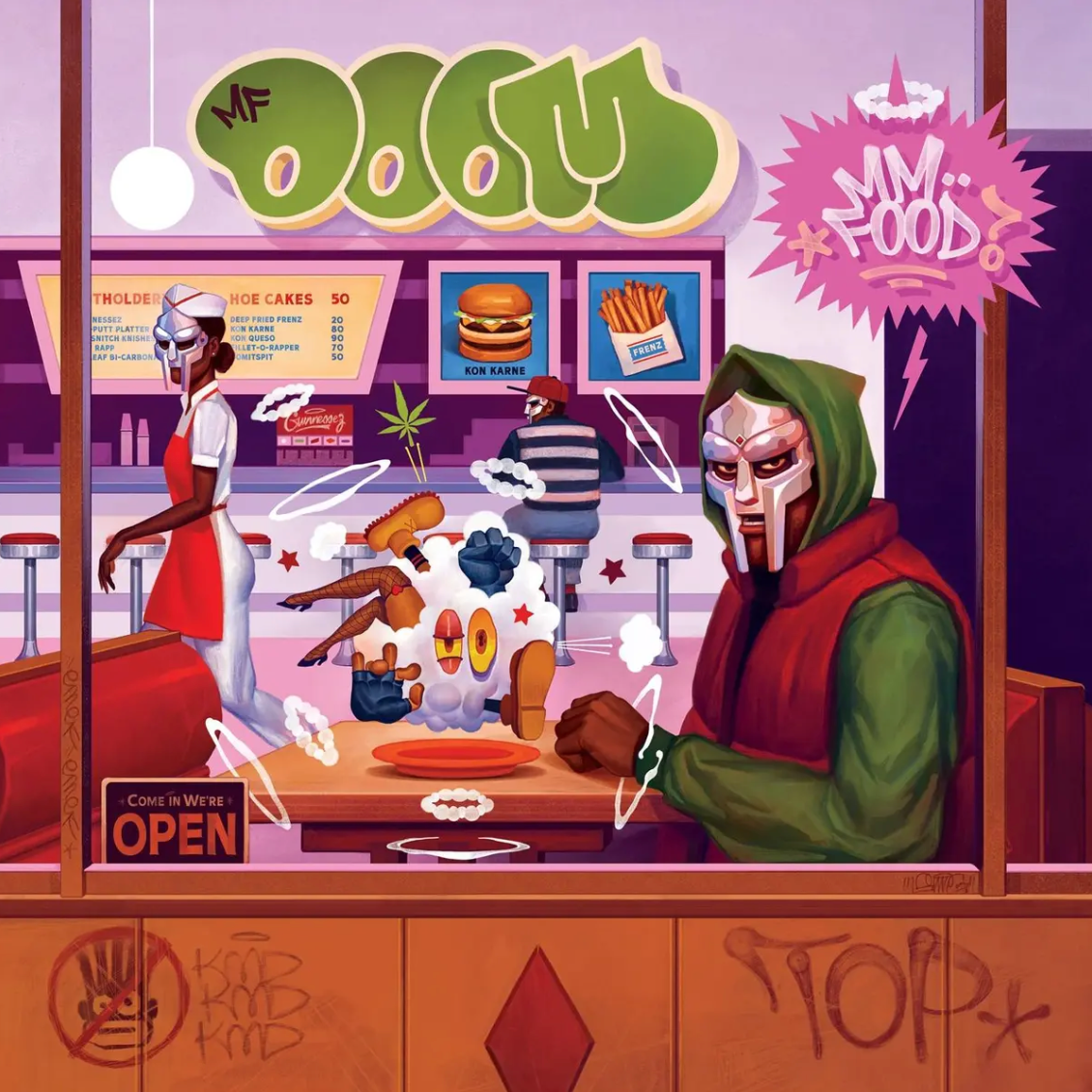 MF DOOM – Mm..Food vinyl LP album cover