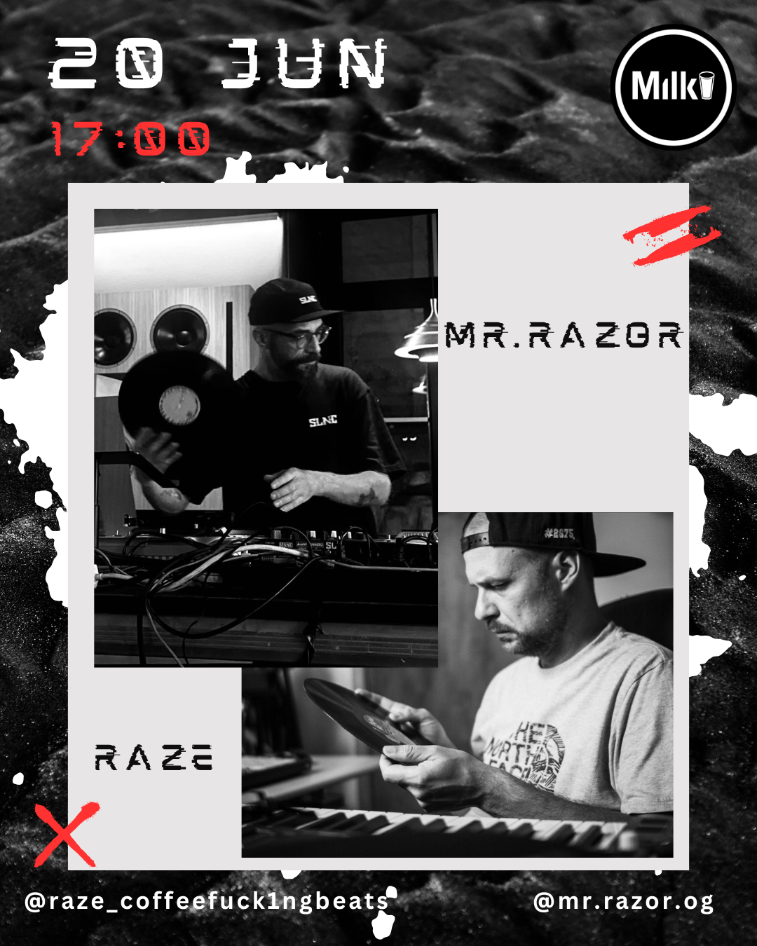 Milk Records Showcase - Mr. Razor x Raze | 20 June 2026