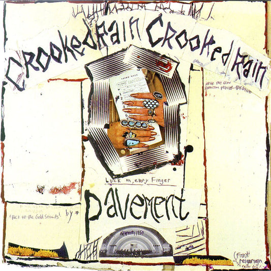Pavement Crooked Rain, Crooked Rain Vinyl LP cover