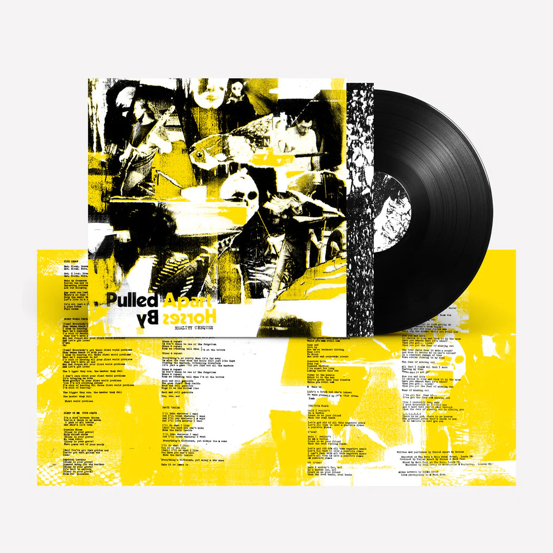 Pulled Apart By Horses - Reality Cheques album cover (Alcopop! Records 2022)