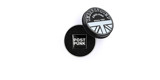 Underground England - Post Punk Enamel Pin Badge (With Storage Tin)
