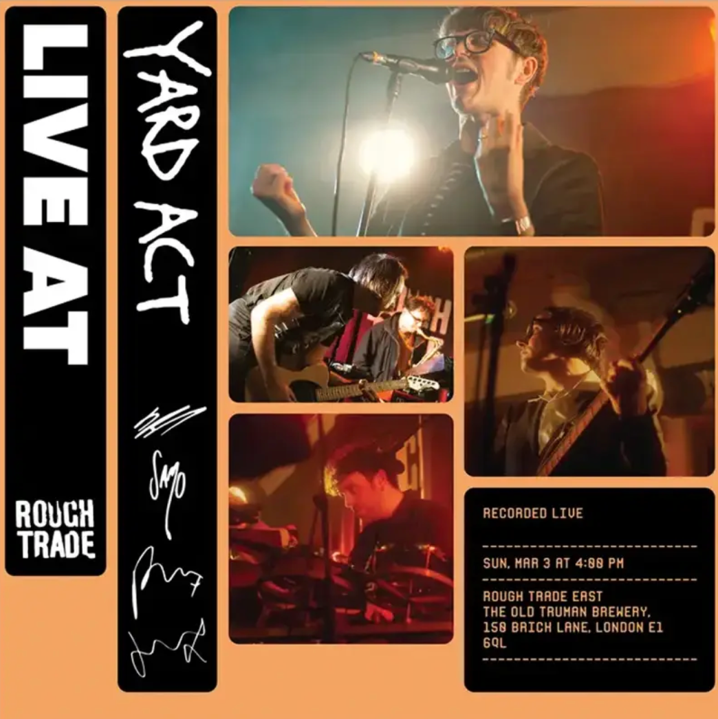 Yard Act – Live At Rough Trade vinyl LP album cover