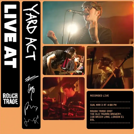 Yard Act – Live At Rough Trade vinyl LP album cover